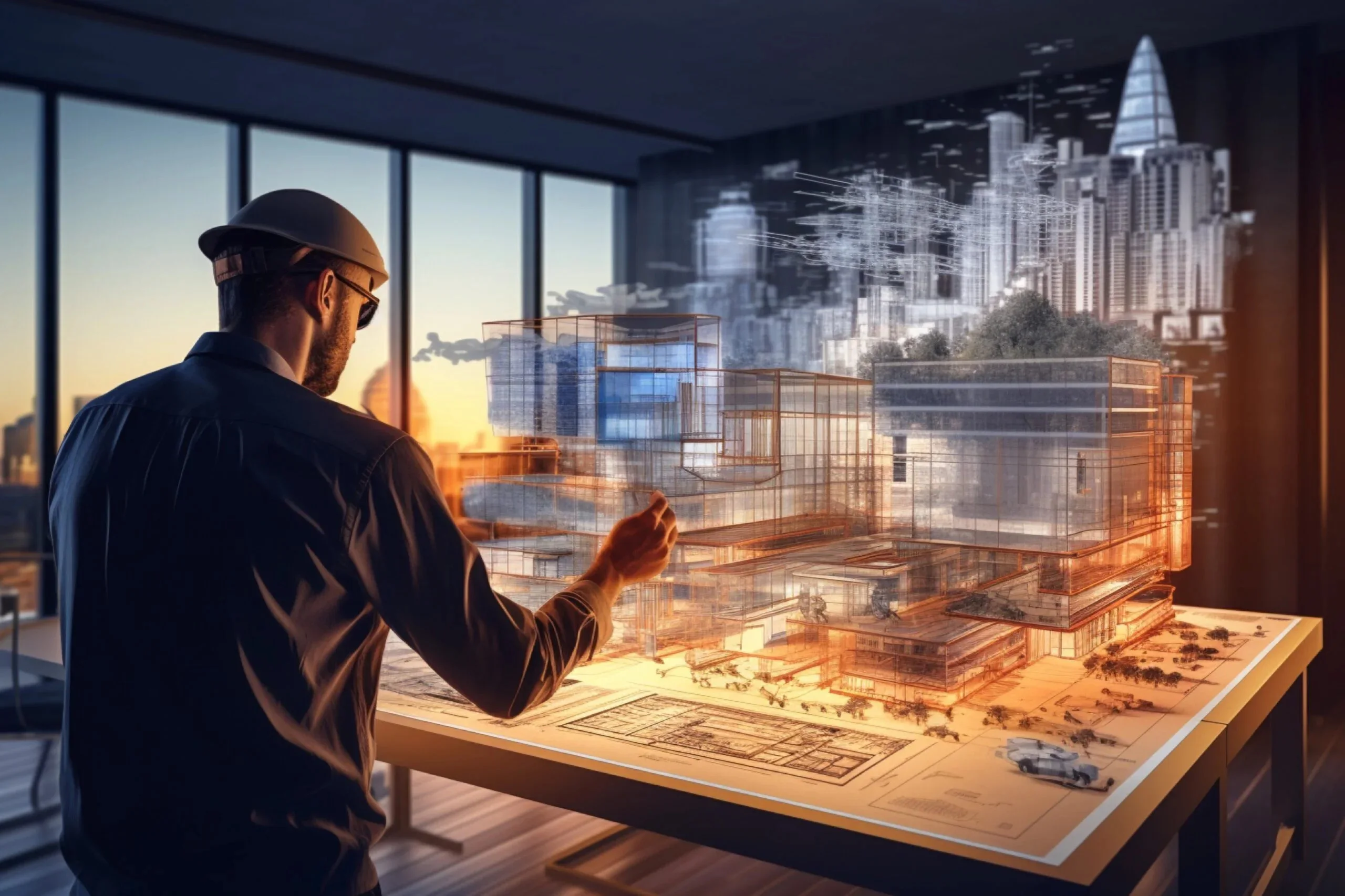 Geotechnical consultant reviewing construction plans in Surrey BC